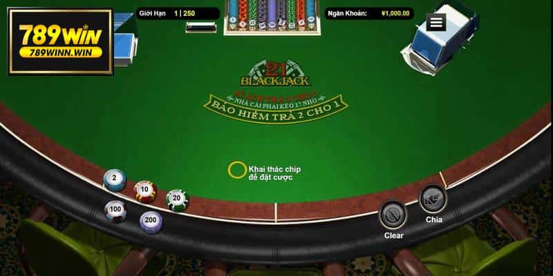 Blackjack - Game online kinh điển xuất hiện tại RTG Game bài